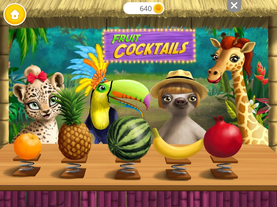 Game screenshot, ‘Jungle Animal Hair Salon’ by TutoTOONS