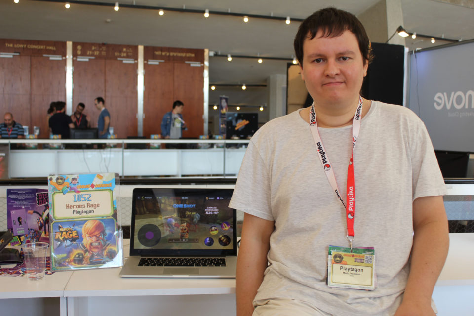 Heroes of Rage creator at the Developer's Showcase during Casual Connect Tel Aviv 2016